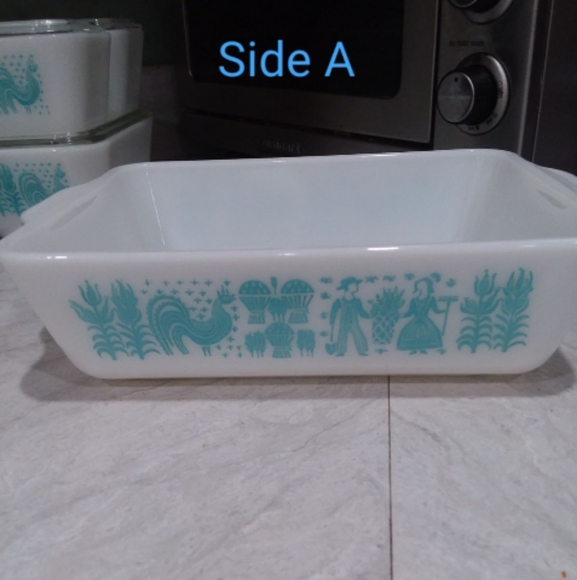 Vintage Pyrex Complete Butterprint Refrigerator Set With Lids - Picture 7 of 8